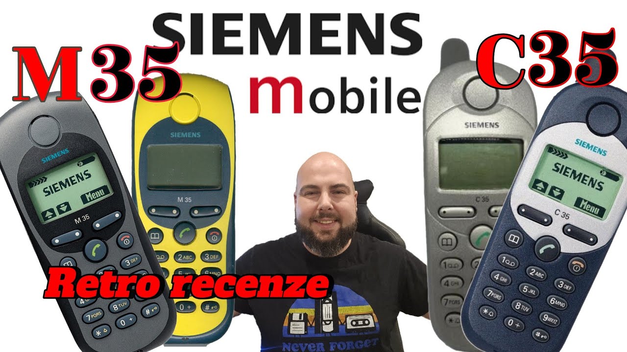 Retro recenze mobilních telefonu Siemens C35 a M35 - dva bráchové