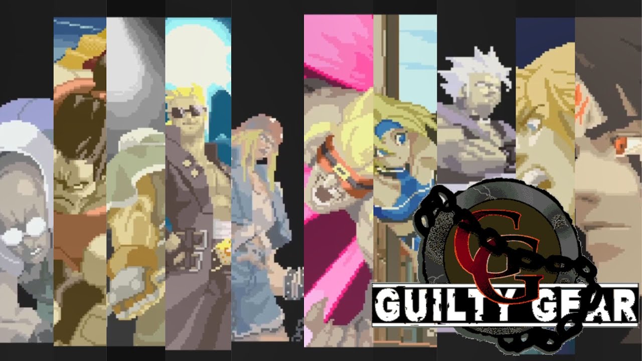 All Character Endings - Guilty Gear 1
