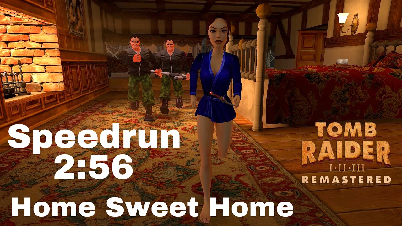 Tomb Raider 2 Remastered: Home Sweet Home - Speedrun - 2:56