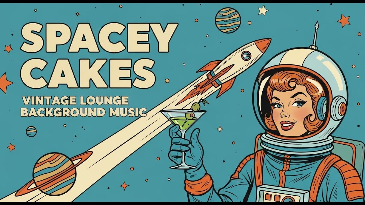 🪐 Spacey Cakes | Vintage Lounge Background Music for Cocktail Hour