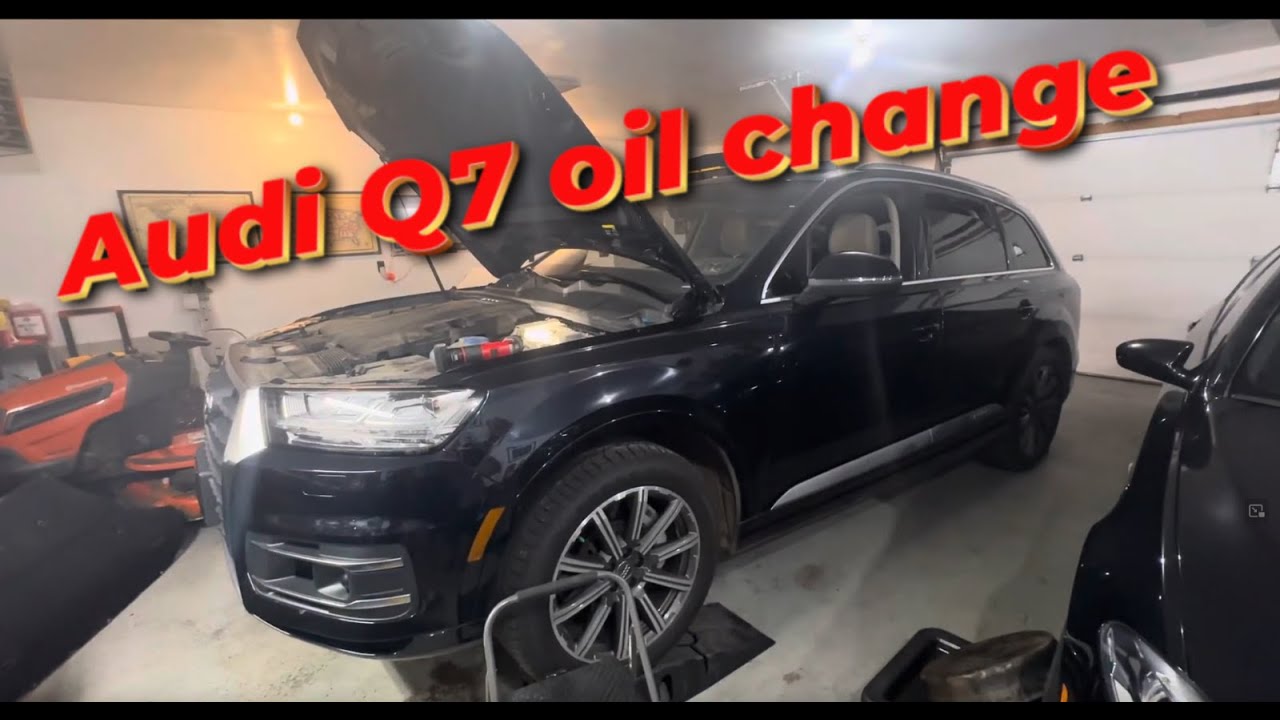 2016-2025 17 Audi Q7 3.0t 2nd generation oil change quick how to, tools and parts needed. Very easy.