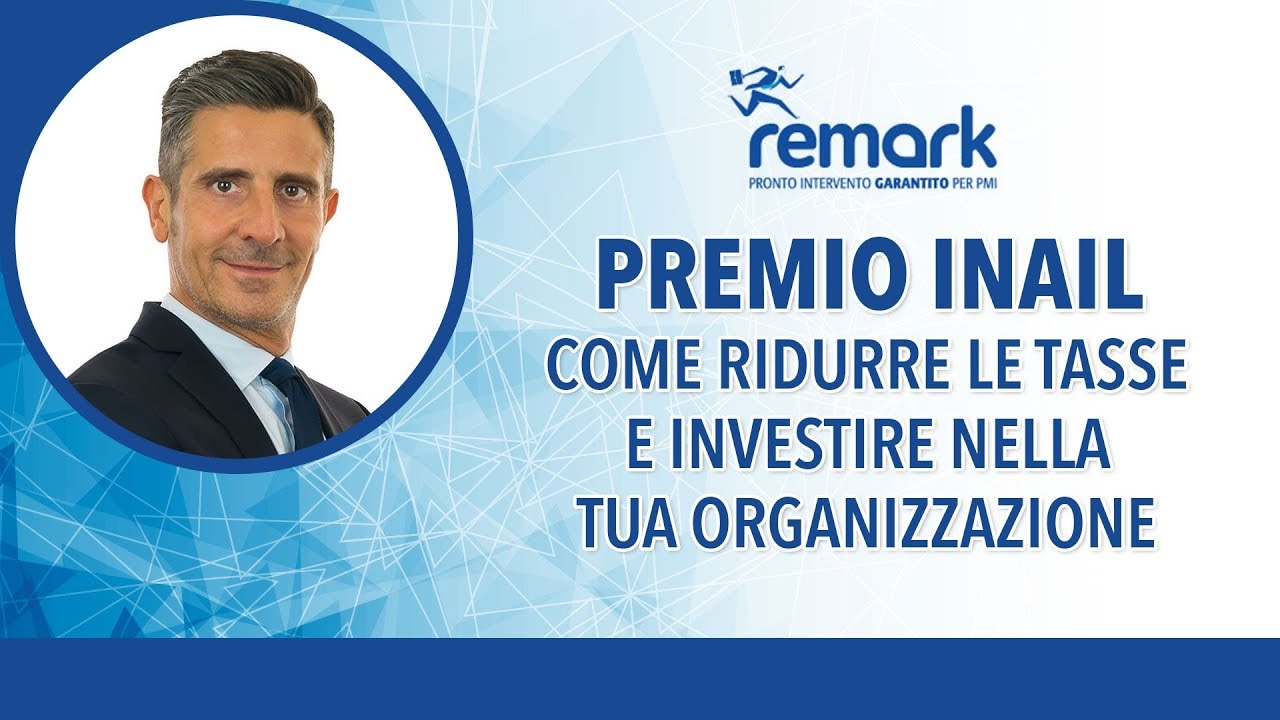 Come pagare meno tasse riducendo il premio INAIL