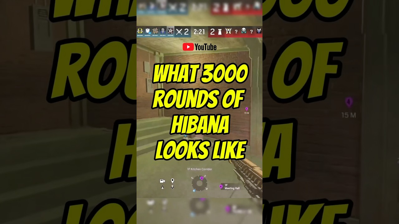 3000 rounds of hibana #rainbowsixsiege #r6 #siegex #siege #siegeclips #r6hub #gaming #erazer