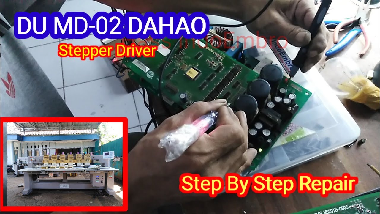 Как отремонтировать шаговый привод Dahao DU MD-02 шаг за шагом