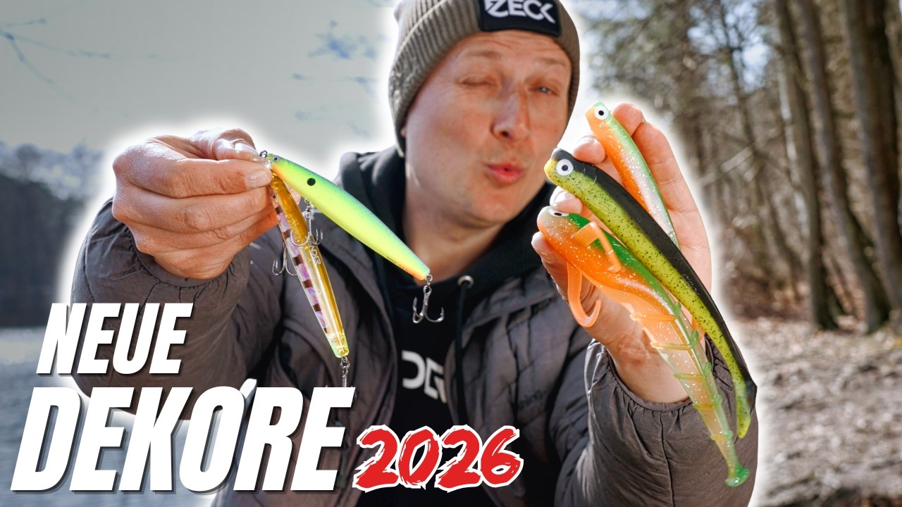 Diese neuen Dekore r&auml;umen ab. Nachwuchs f&uuml;r Zander Gummi, Quappie und Zanderl&auml;ufer 🔥