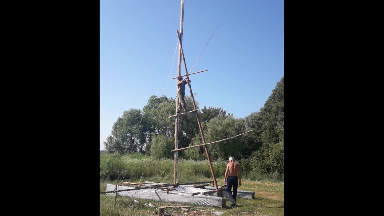 Самодельный парусный Катамаран 