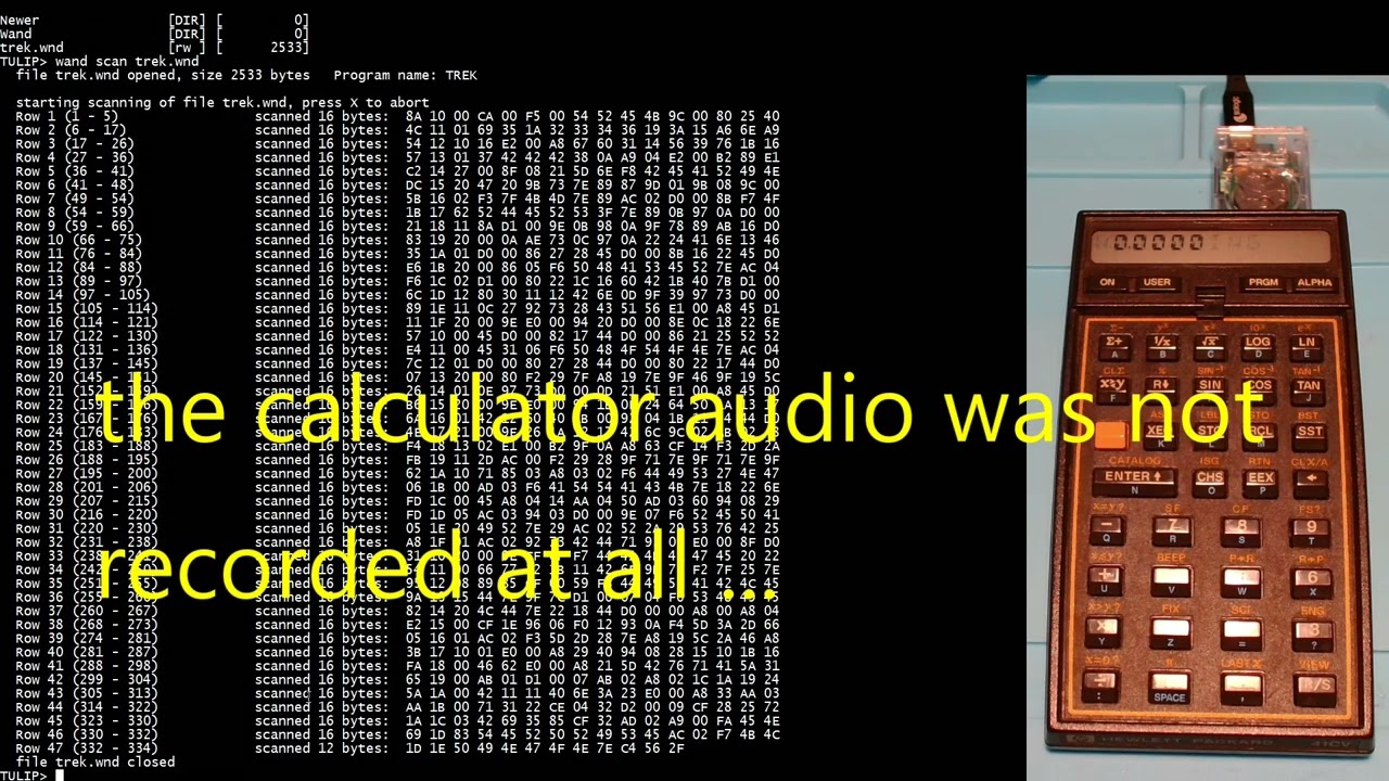 TULIP4041 HP82153A Wand Emulation