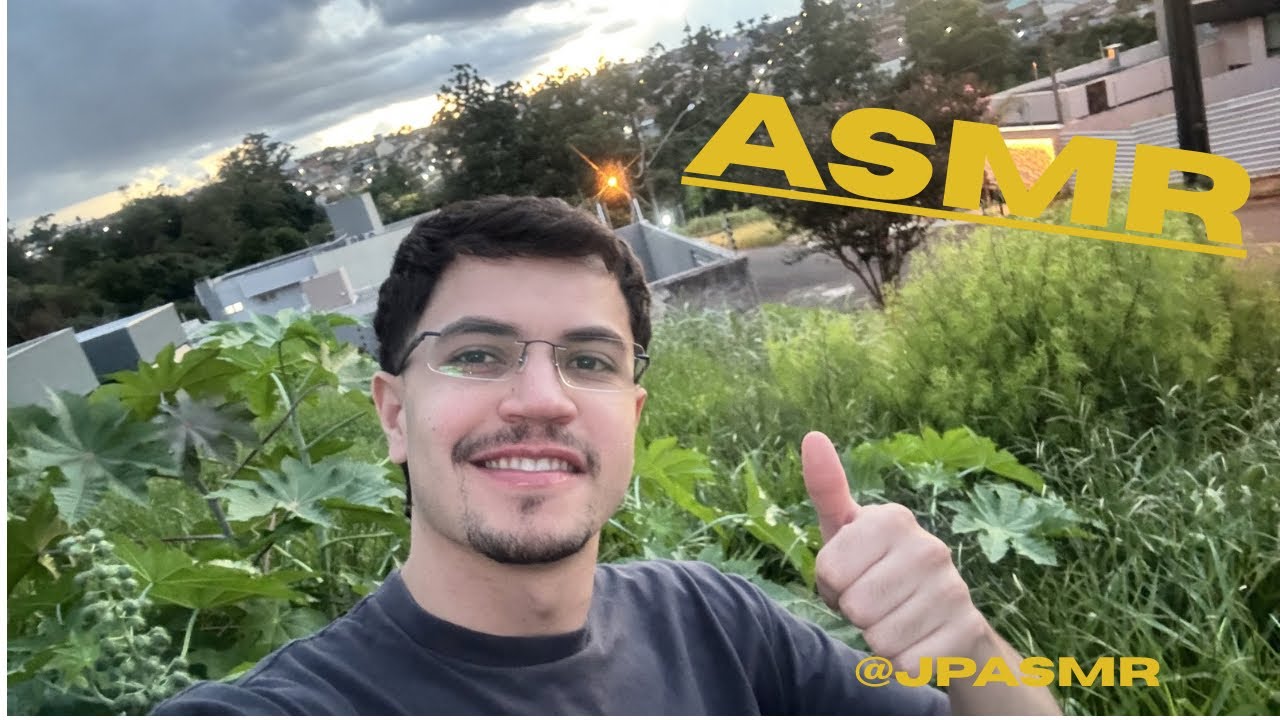 1:30 DE ASMR AO AR LIVRE ✨🌿 (Sons de Boca) 