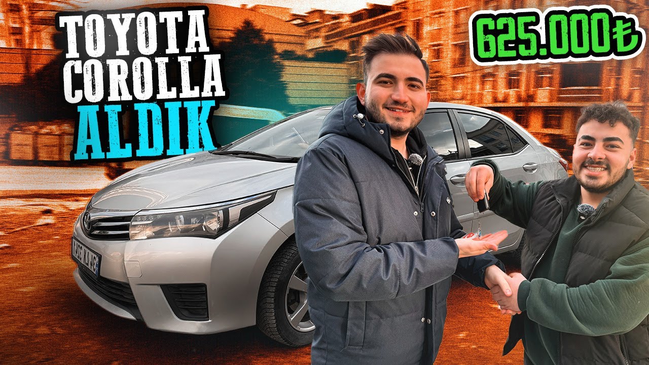 625.000 TL TOYOTA COROLLA ALDIK !
