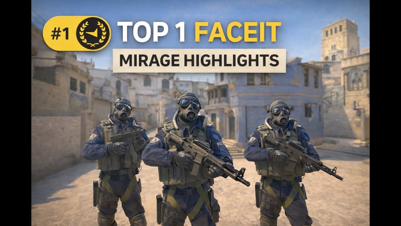 Top 1 FACEIT Mirage Highlights | Absolute Domination