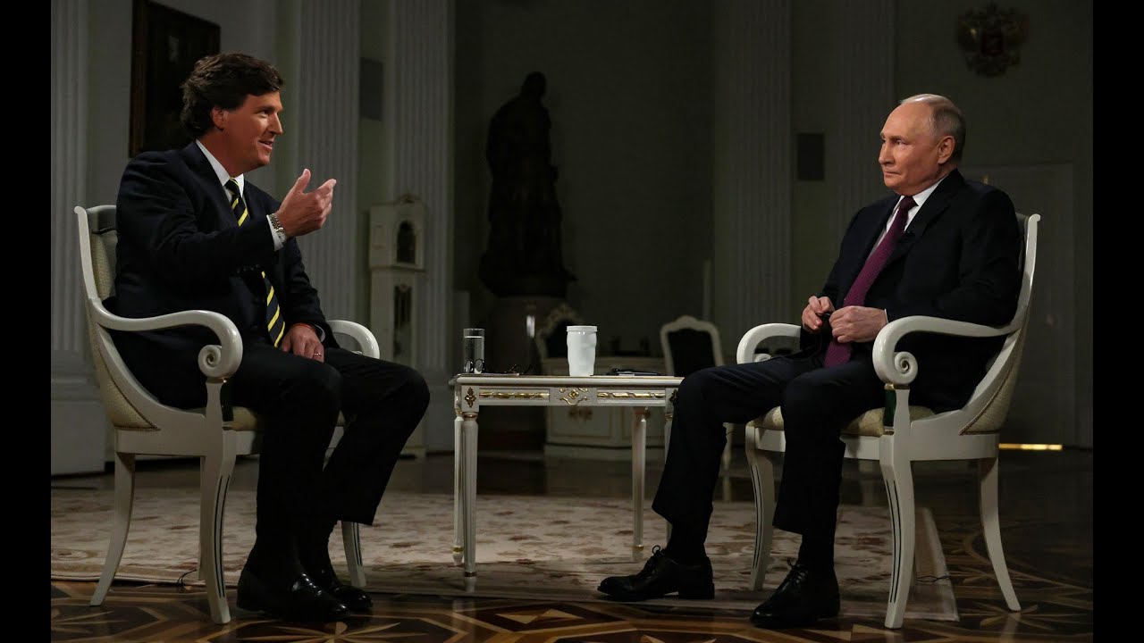 Tucker Carlson's Interview of Vladimir Putin - Subtitled, No Dubbed Voice Over - February 9 2024