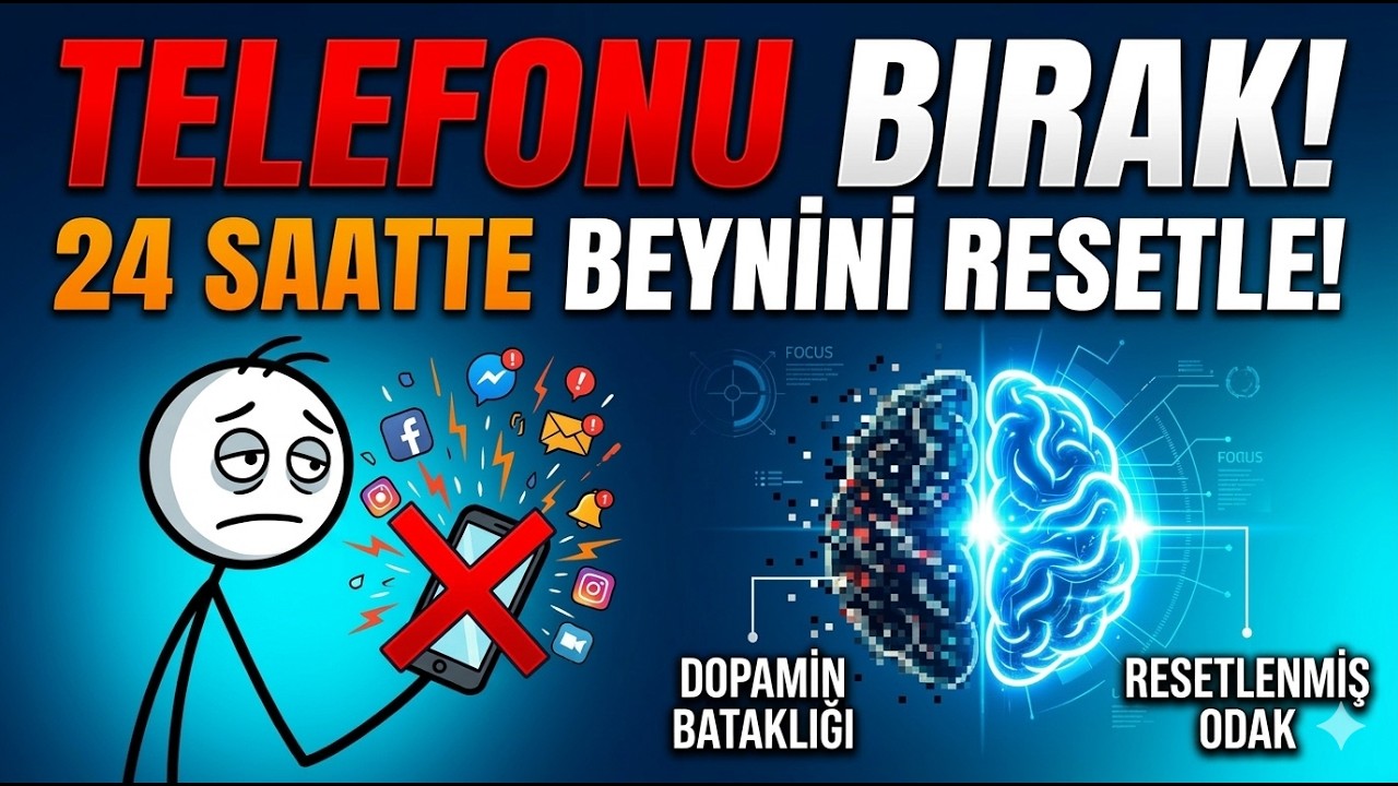 Telefon Bağımlılığından Kurtul 24 Saatte Beynini Resetle
