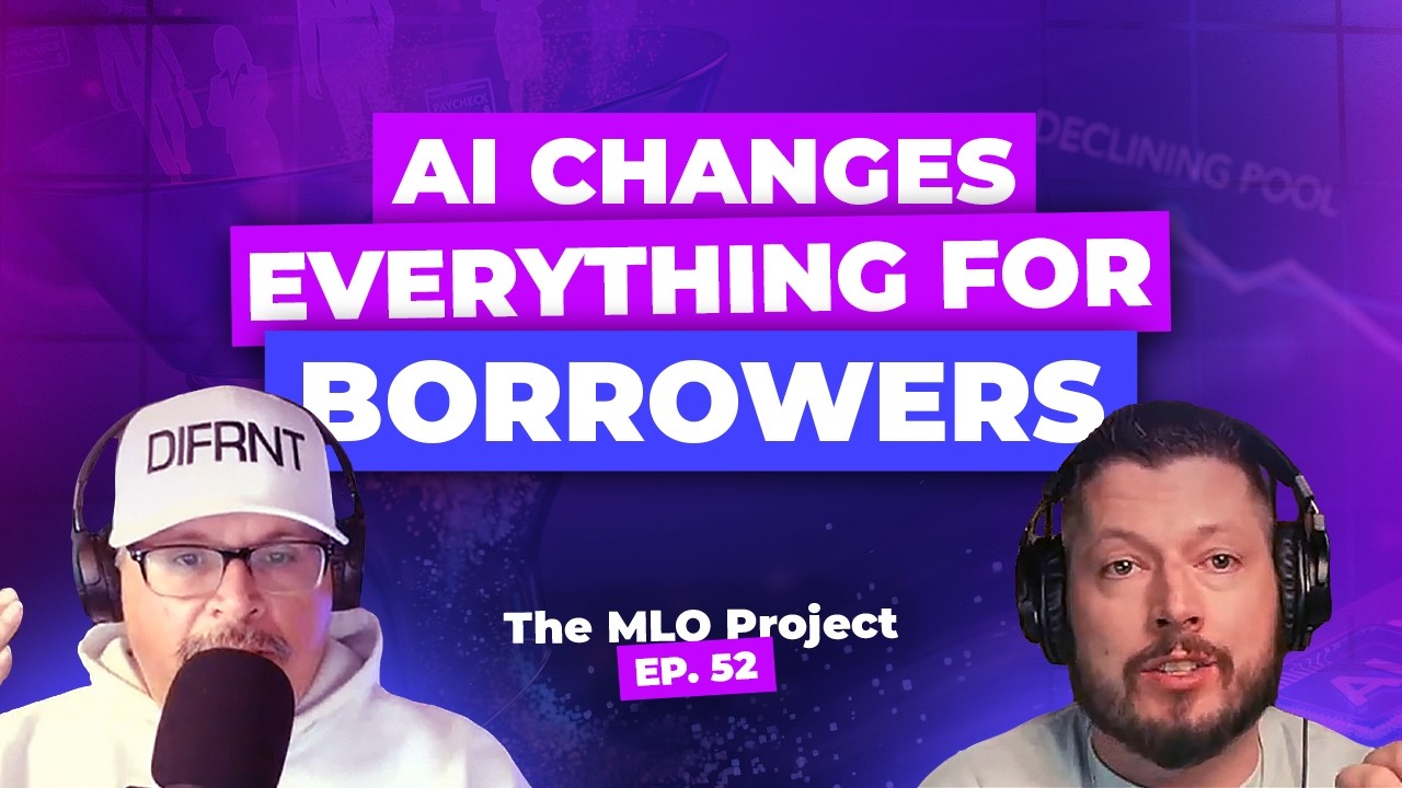 The Real AI Risk for Mortgage Originators Is Borrower Income | MLO Project Episode 52