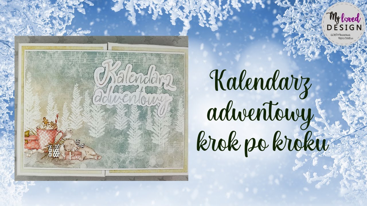 Kalendarz adwentowy w formie księgi krok po kroku