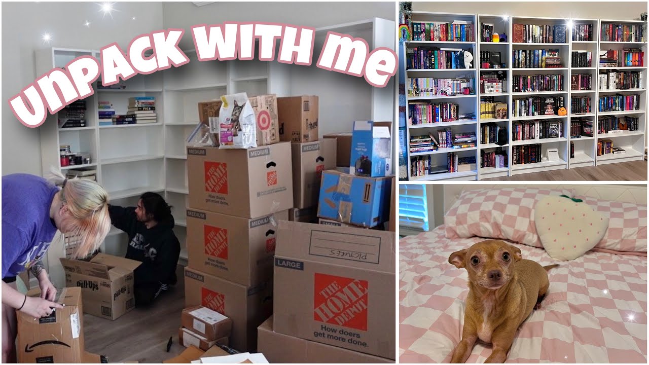 home decor haul + unpacking the living room❤️🌼 | vlog |