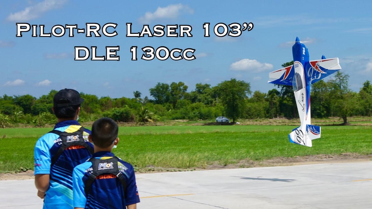103” Laser Pilot-RC with DLE 130cc / Love to agile plane 😁🤙🏻