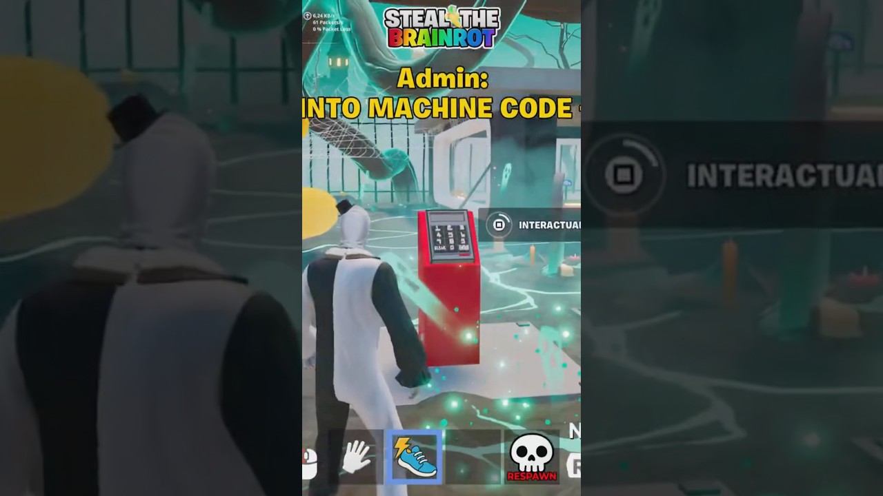 FIRTS CODE ADD SECRET MACHINE STEAL THE BRAINROT #fortnite ADMIN ABUSE NEW CODE TODAY 25 OCTOBER