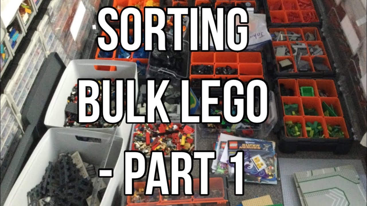 Sorting A Huge LEGO Bulk Lot! - Part 1: Identifying