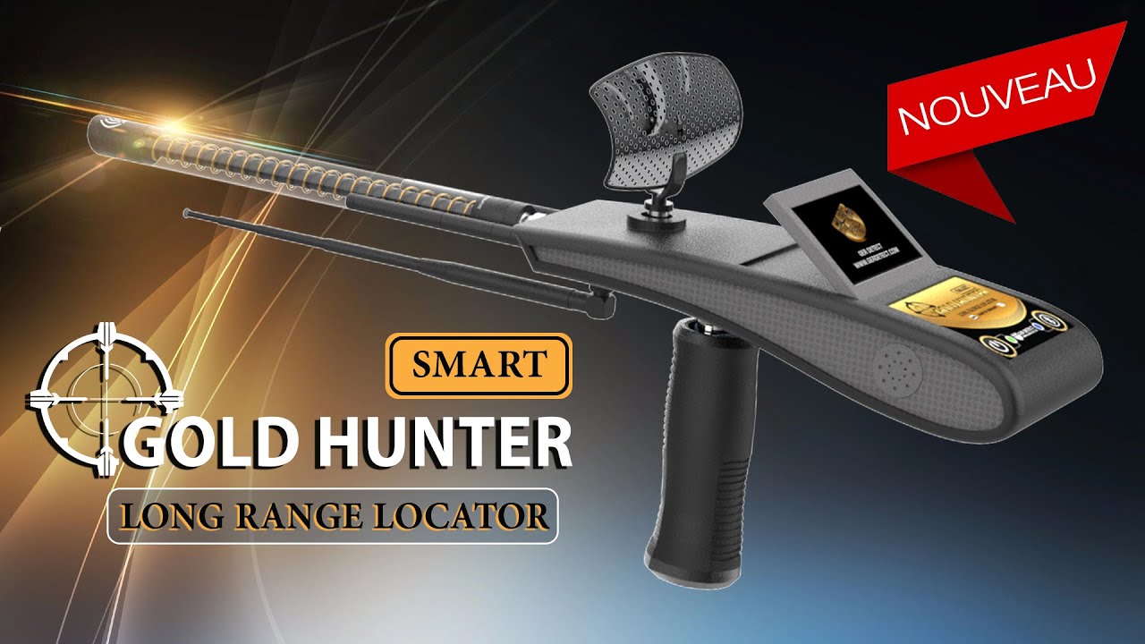 GOLD HUNTER, unique a d&eacute;tecter l'or, les tr&eacute;sors, les vides avec un syst&egrave;me de capteur d'imagerie 2D