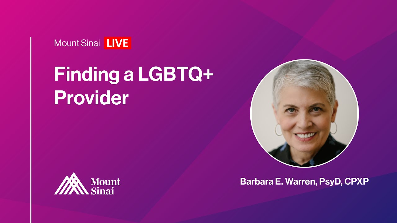 Finding a LGBTQ+ Healthcare Provider
