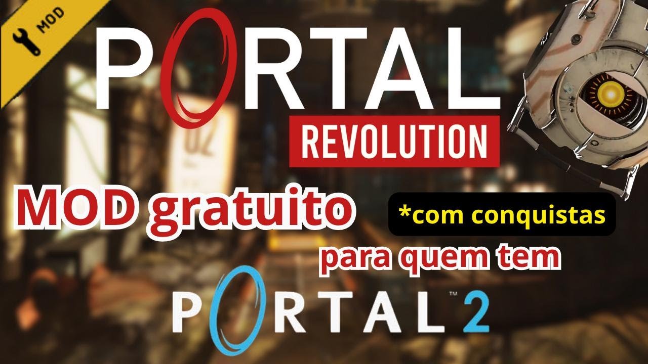 Portal: Revolution - Mod gratuito de Portal 2 com conquistas!!
