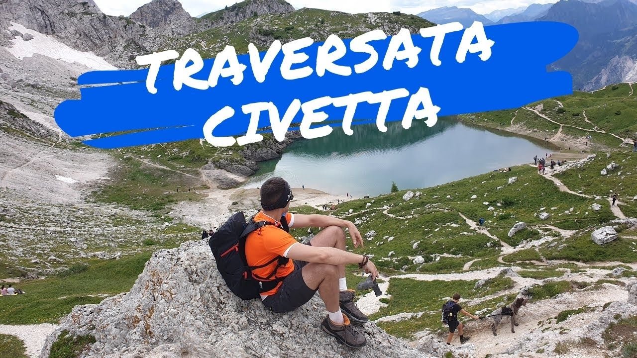 Traversata Civetta Lago Coldai Rifugio Tissi in 4K - Trekking in Italia - Dolomiti #AvventureDucali