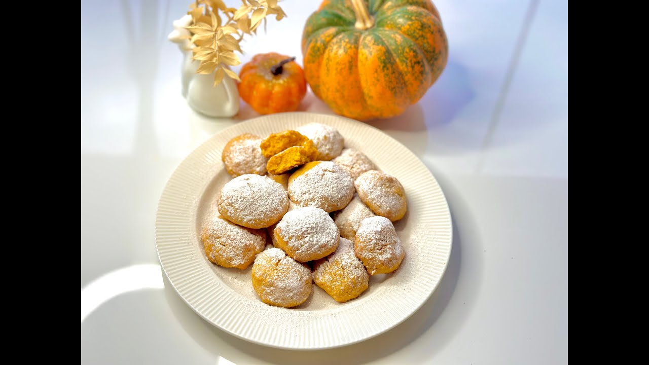 Нежное ТЫКВЕННОЕ печенье 🎃 ПРОЩЕ не найти! ✨