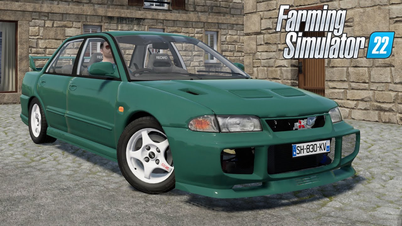 FS22 - Mitsubishi Lancer EVOIII 1995 - Car mod for Farming Simulator 2022