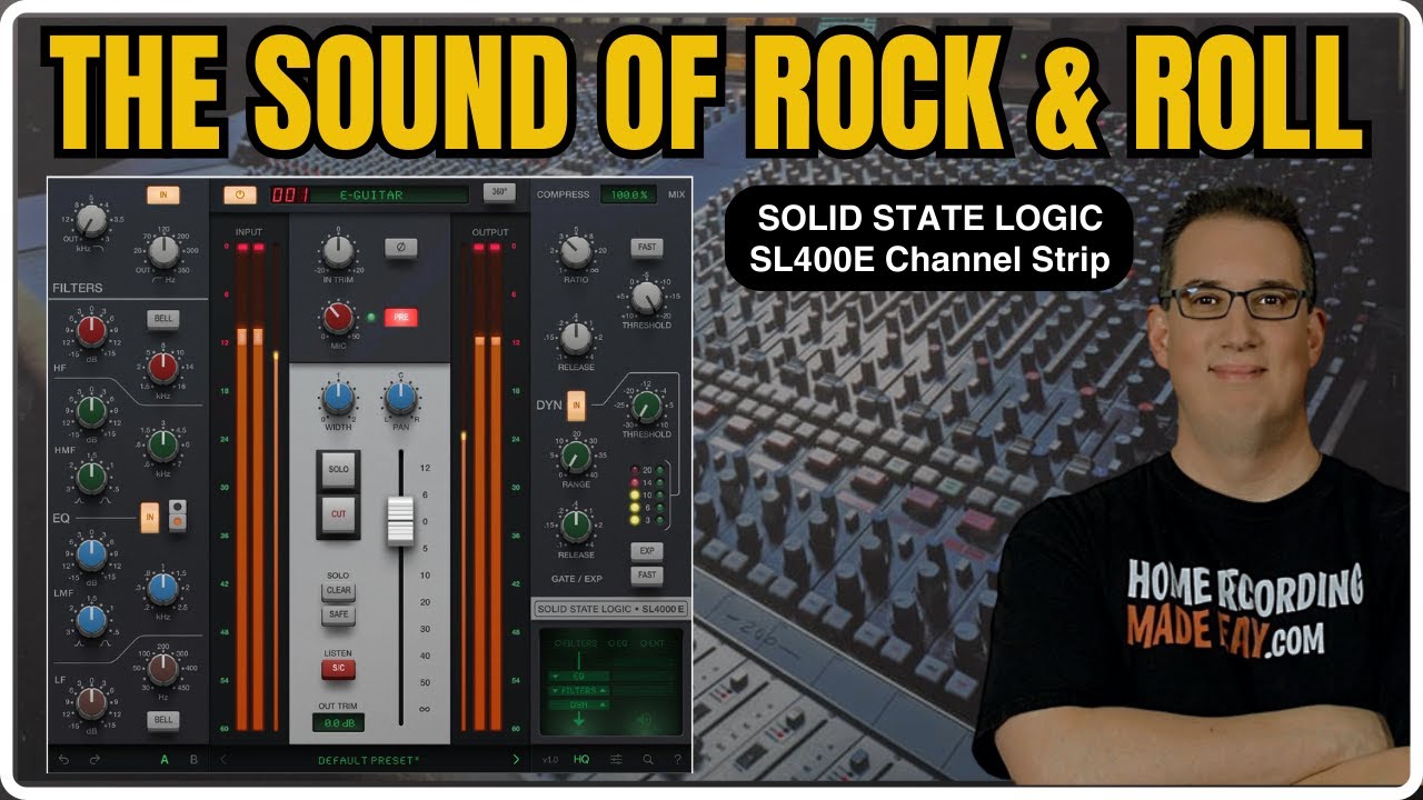 SSL 4K E Channel Strip Plugin | Mixing Demo
