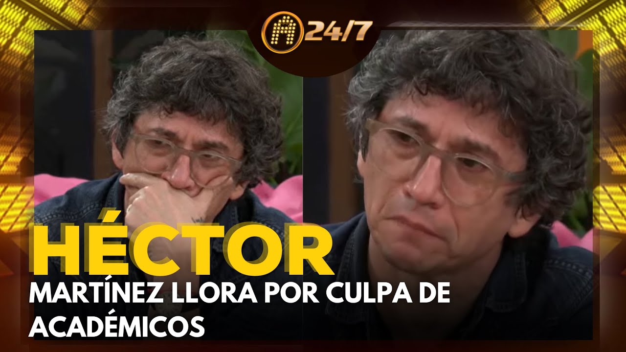Académicos hacen llorar a Héctor Martínez | La Academia 2024