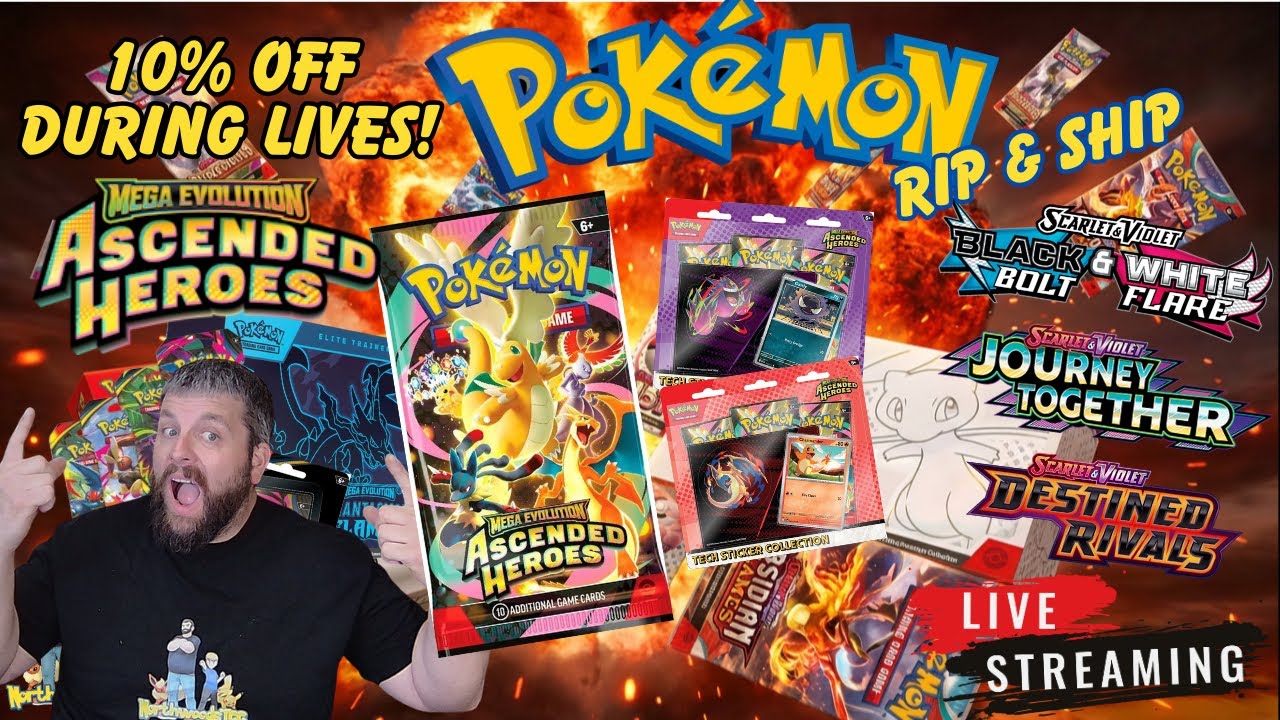 Ascended Hero's Is HERE, POKEMON RIP & SHIP TONIGHT!!