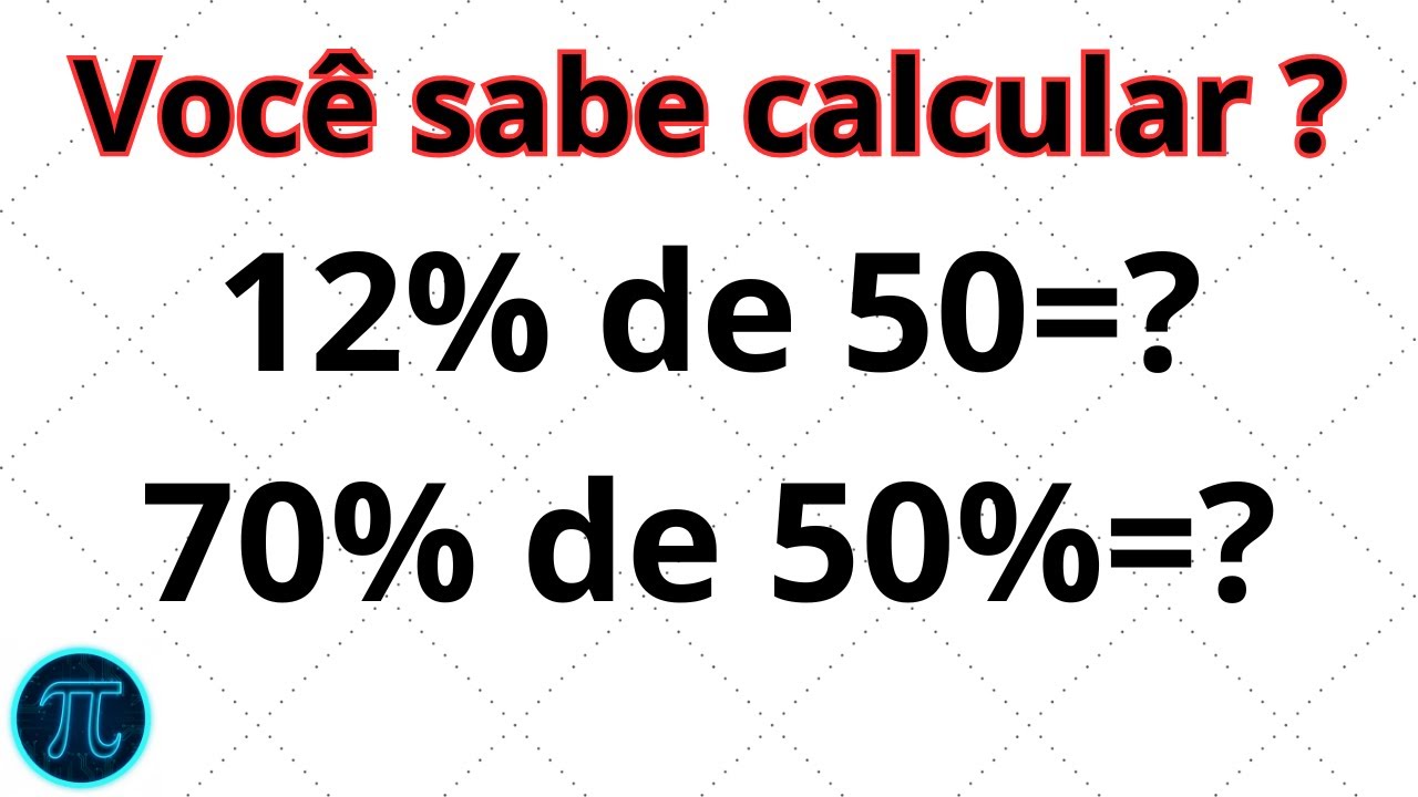 Você sabe calcular isso? Muita gente erra! - Porcentagem #matemática #porcentagem