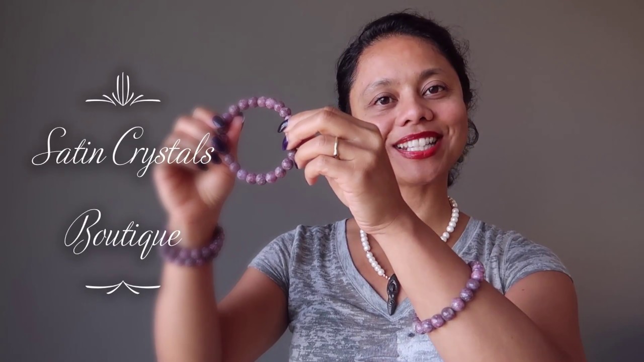 Wear Lepidolite Bracelets - Satin Crystals