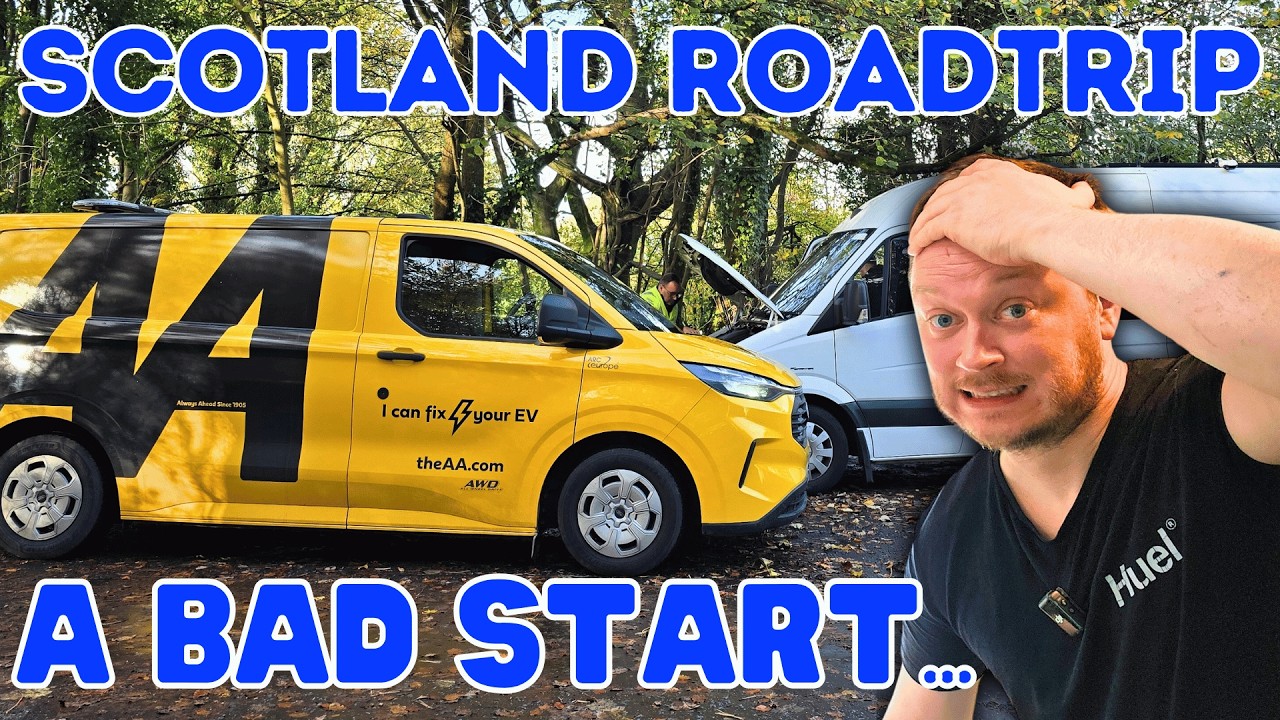Неудачное путешествие по Шотландии на автомобиле: мы застряли в первый же день.