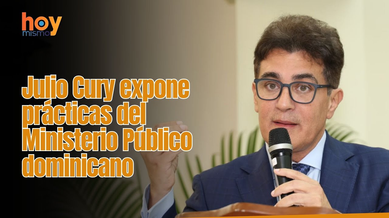 Julio Cury expone prácticas del Ministerio Público dominicano.