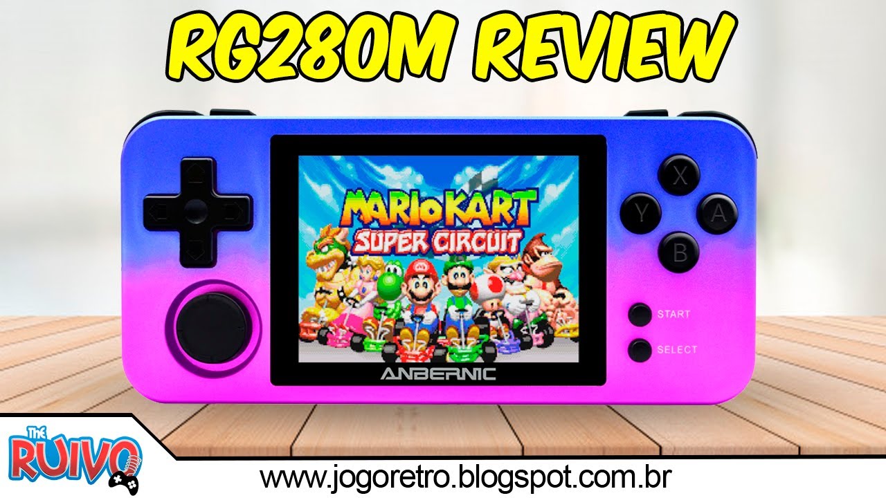 Análise do Anbernic RG280M - Chegou a Versão Mini do RG350 Metal