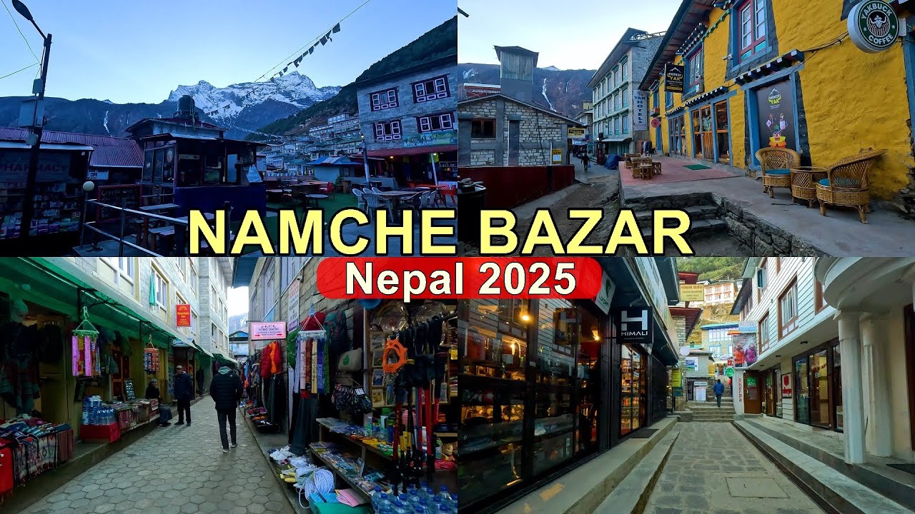 Namche Bazaar, Solukhumbu [4K🇳🇵]  Virtual Walking Tour Northeastern Nepal, 2025