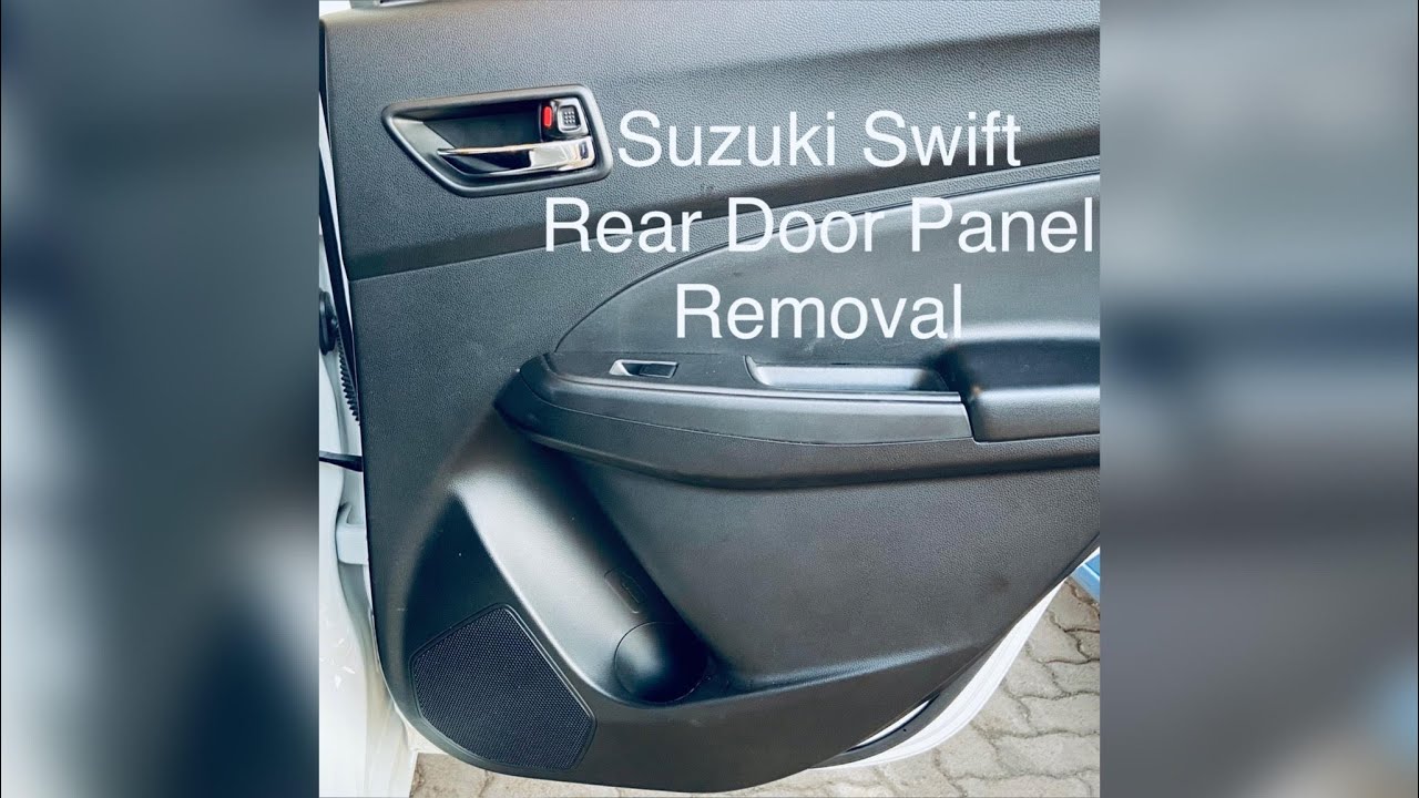 Как снять заднюю дверную панель Suzuki Swift