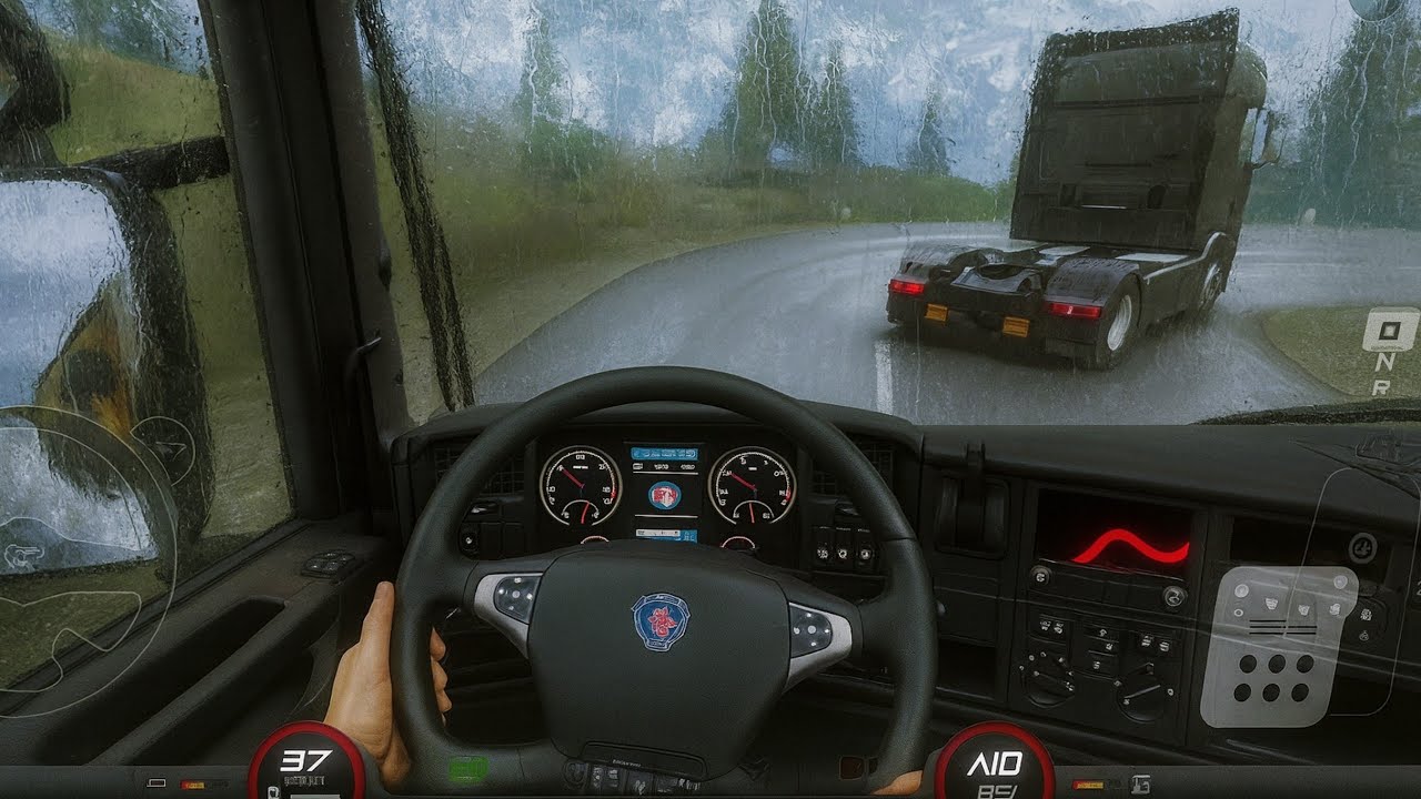 🚚Truckers of Europe 3🛣️Taking a double trailer to Lech while sleepy in a 2004 Scania RT truck||0.6.5