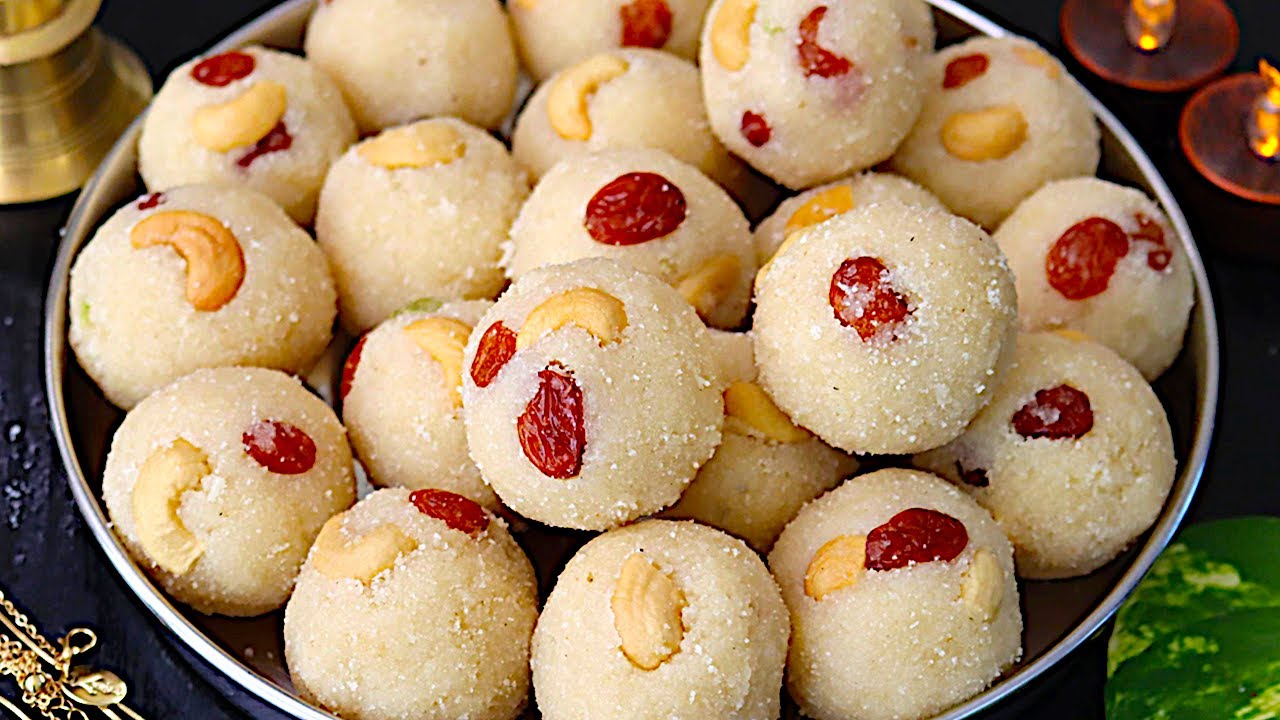 ரவா லட்டு soft-அ ஒருமுறை இப்படி புதுசா செய்ங்க👌| Rava laddu recipe in tamil | how to make rava laddu