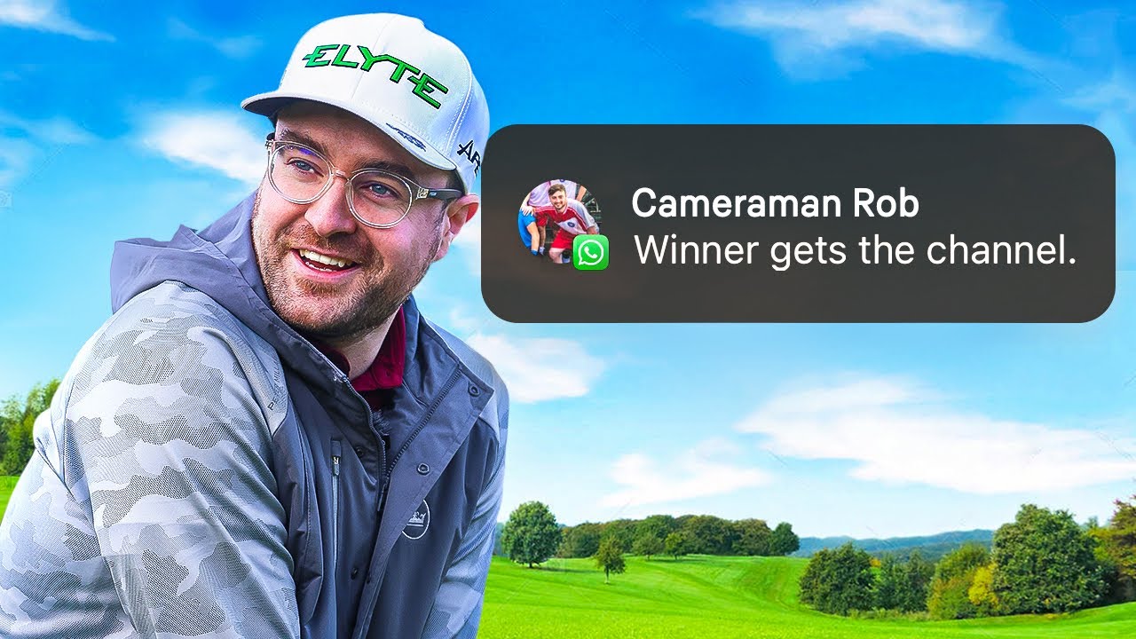 My camerman challenged me to a match…