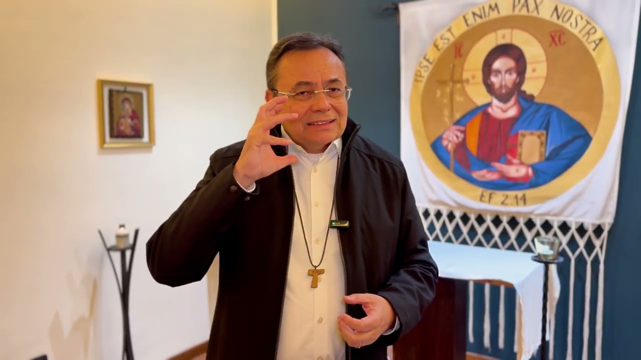 Moysés Azevedo na Assembleia do Vaticano com o Papa Leão XIV