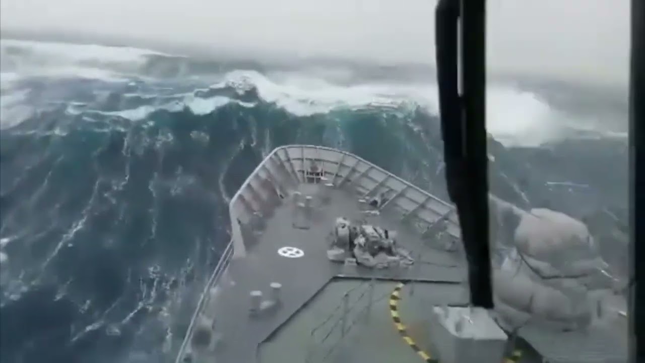 North sea #ships #stormySeas #Waves #Oceanpower #ShipInStorm