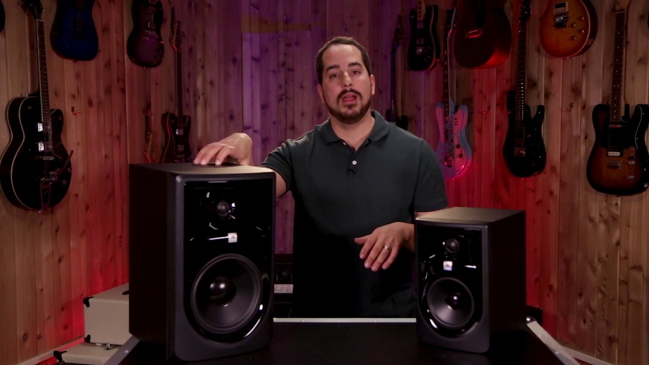 JBL 3 Series MKII Studio Monitors Demo