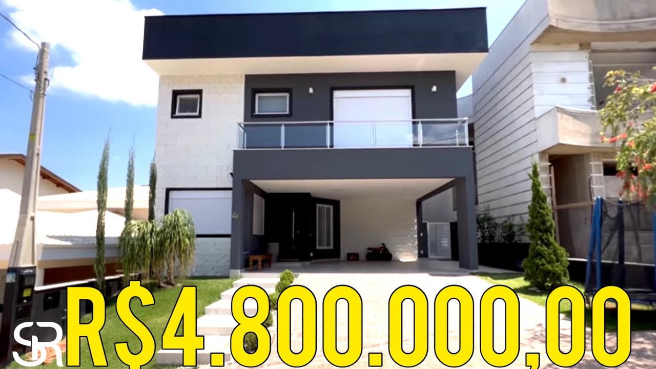 CASA A VENDA COM 04 SUÍTES NO SWISS PARK CAMPINAS-SP SAMUEL |  RIBEIRO BROKER