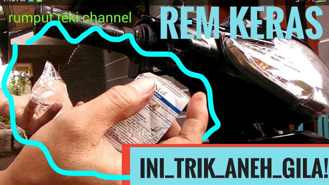 Penyebab rem depan cakram motor keras dan macet