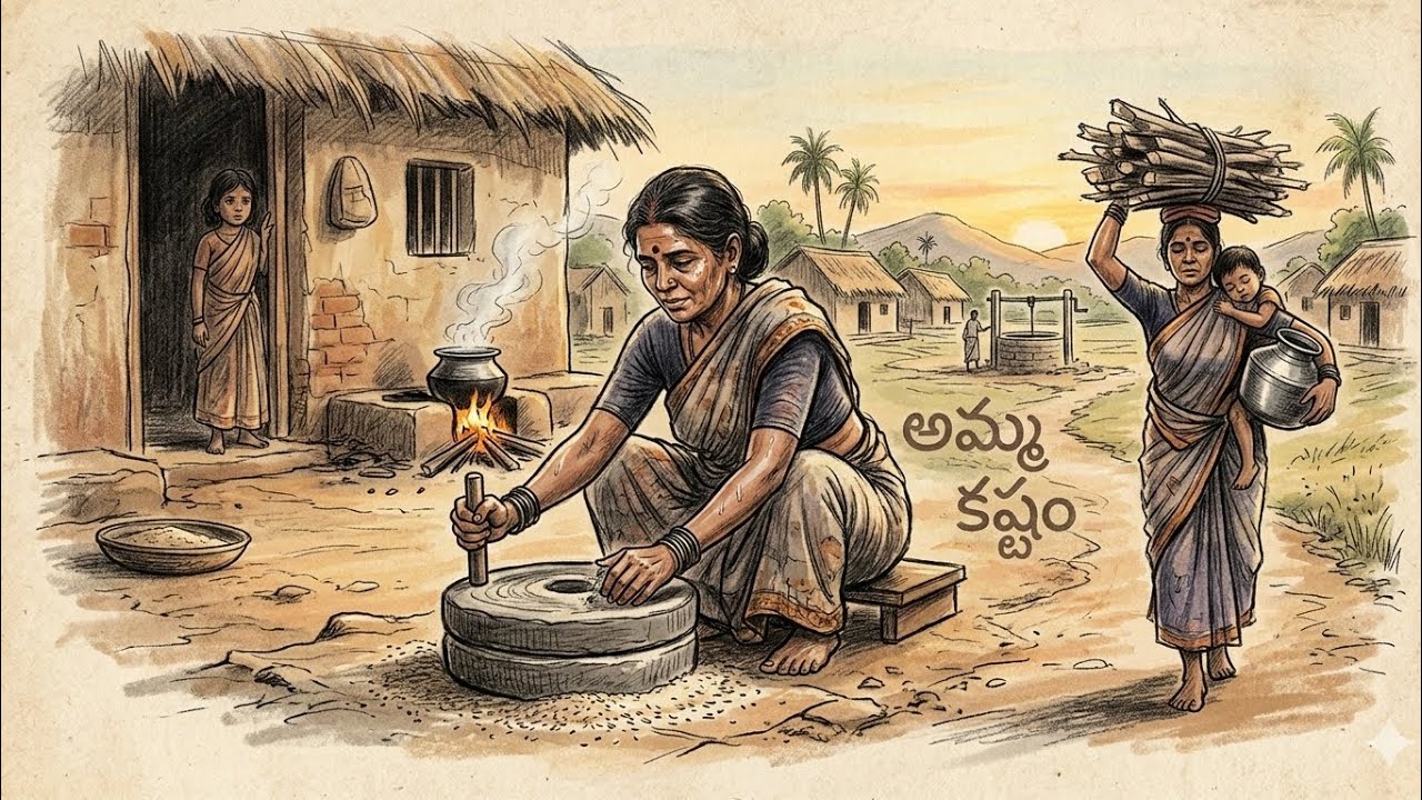 అమ్మ కష్టం కోసం పాడిన పాట 