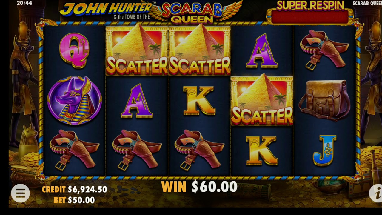 SUPERB WIN !!! John Hunter & The Tomb Of Scara Queen. Pragmatic Play