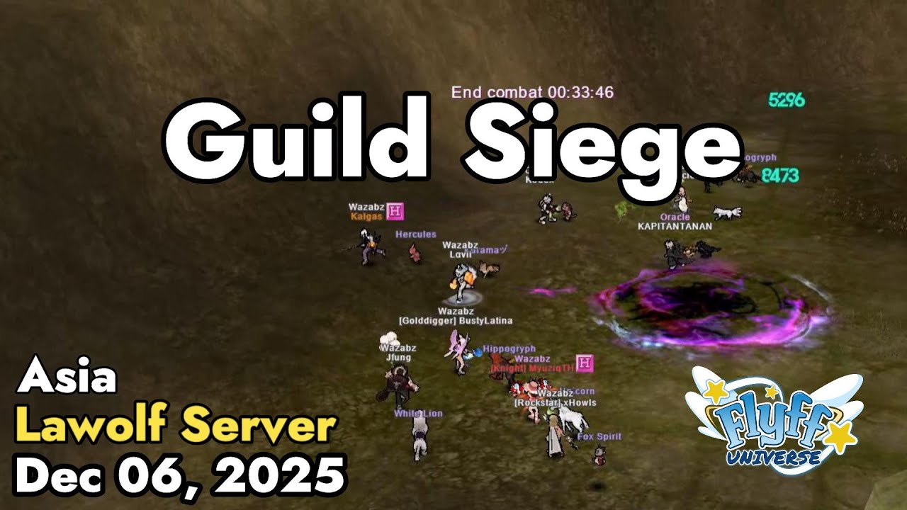 Guild Siege (Lawolf Server) December 06, 2025 | Flyff Universe
