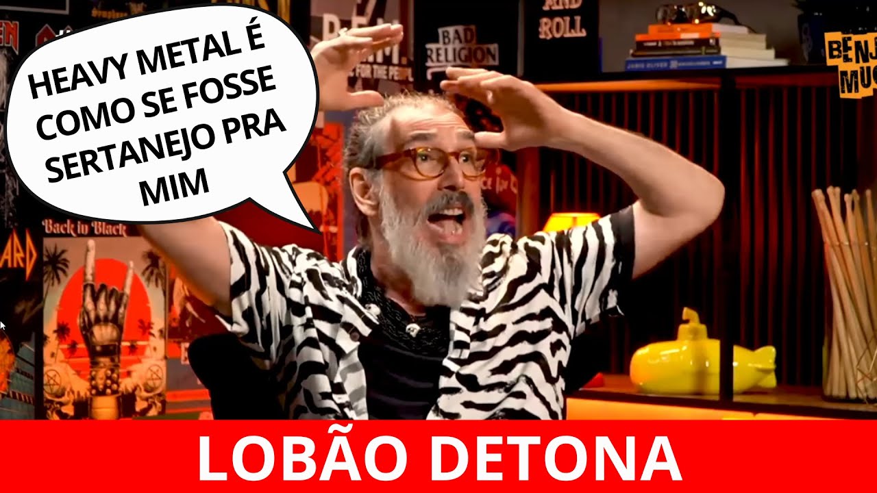 Lobão detona o Heavy Metal e gera Polêmica